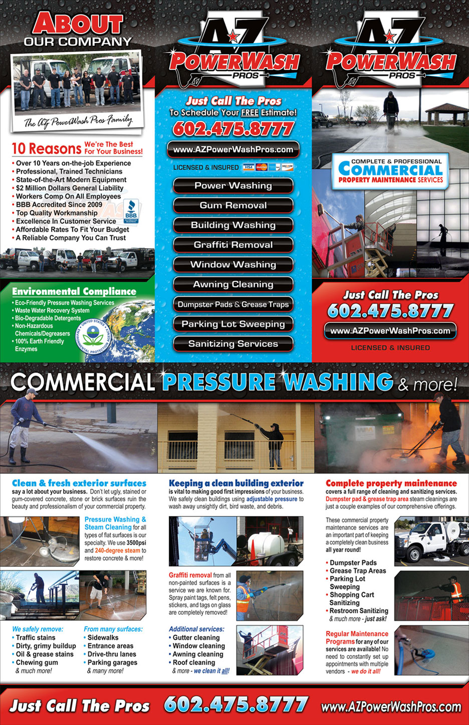 Arizona's Premier Pressure Washing & Power Washing Company