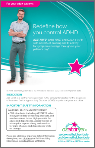 Adult ADHD Treatment | AZSTARYS® HCP