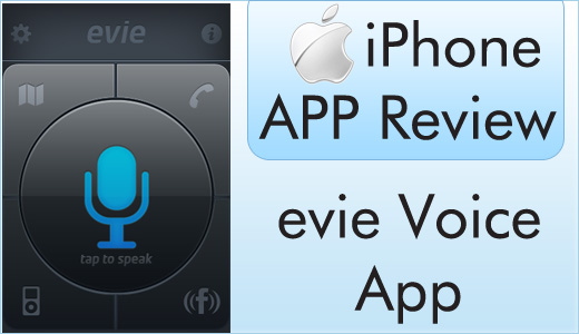 iPhone App Review - Evie App makes driving and Facebooking a breeze