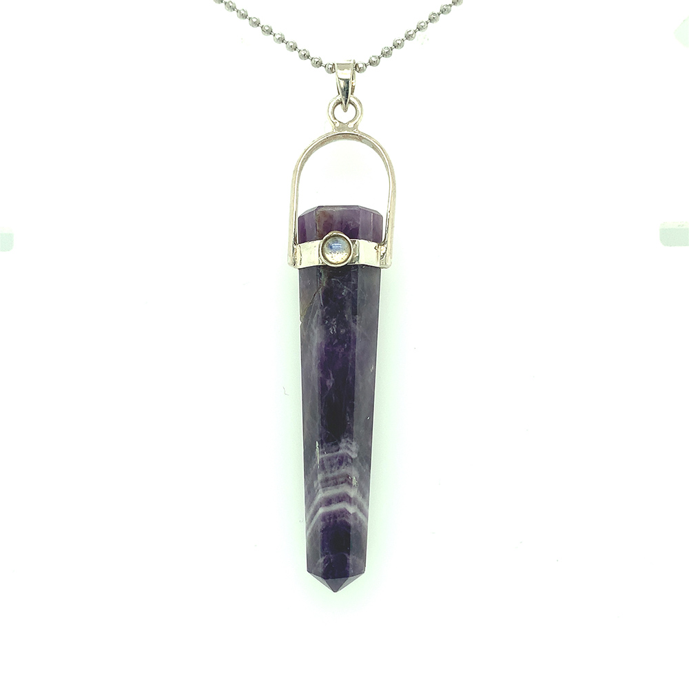 Amethyst Crystal Aztec Moon