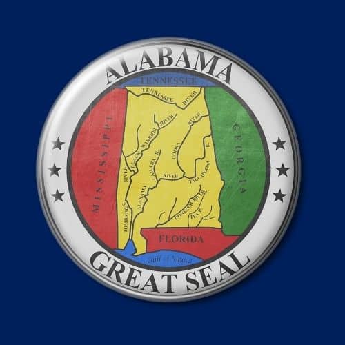 Change of Registered Agent Service in Alabama for one year Aztec