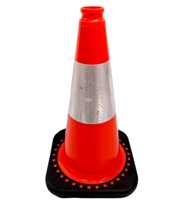 Traffic cone 18 inch reflective rentals Houston TX Where to rent