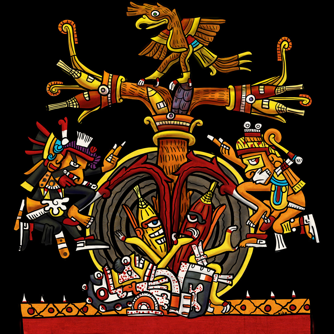 Centeotl and The Birth of Corn A Vivid Digital Recreation Aztlan