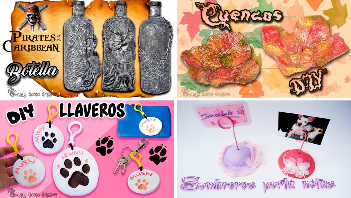 5 DIY para realizar con pasta moldeable Manualidades