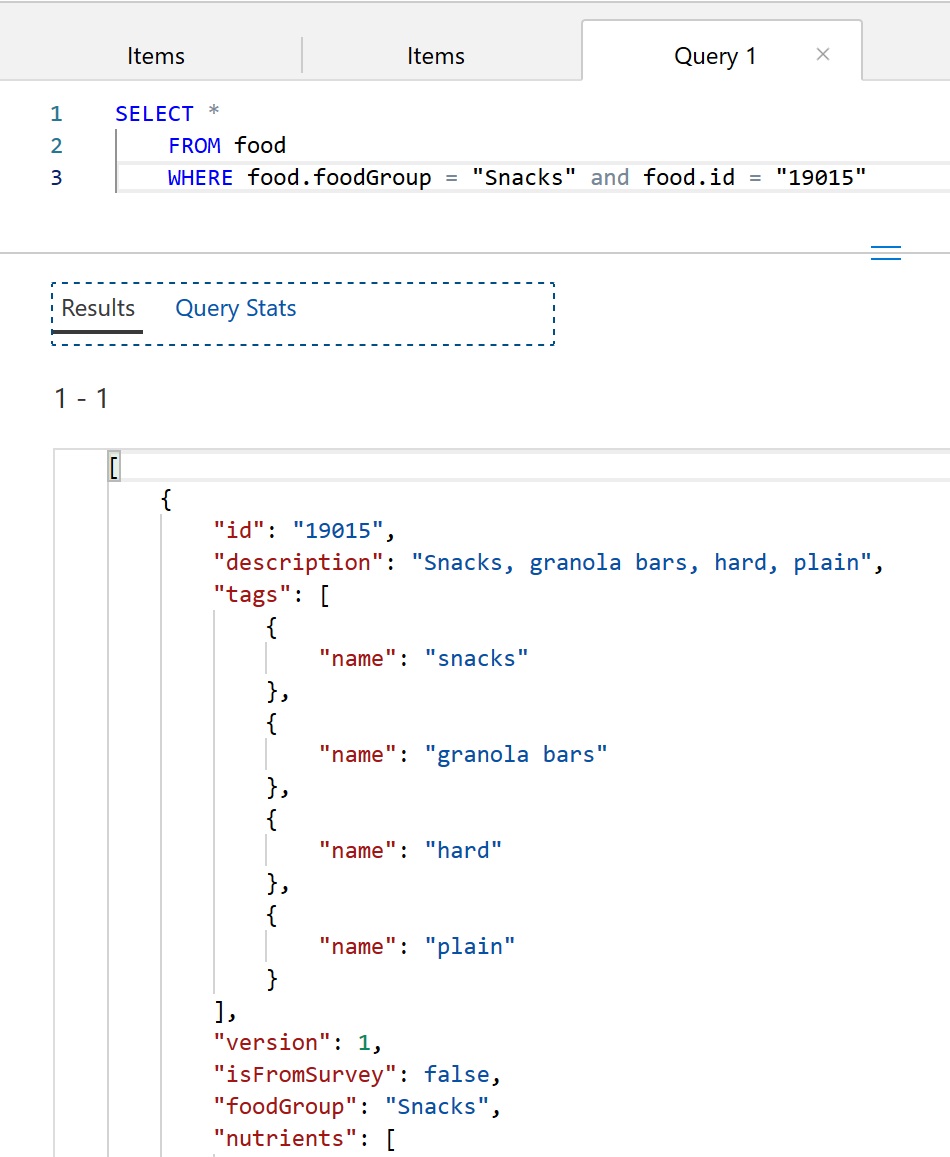 Azure Cosmos DB Querying in Azure Cosmos DB