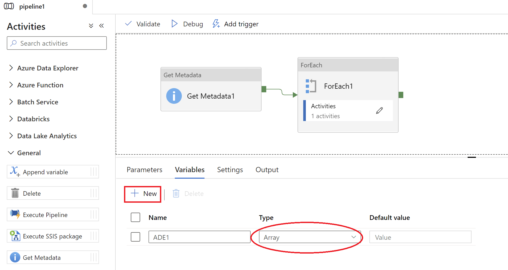 Azure Data Factory Append Variable Activity Azure Data Engineering