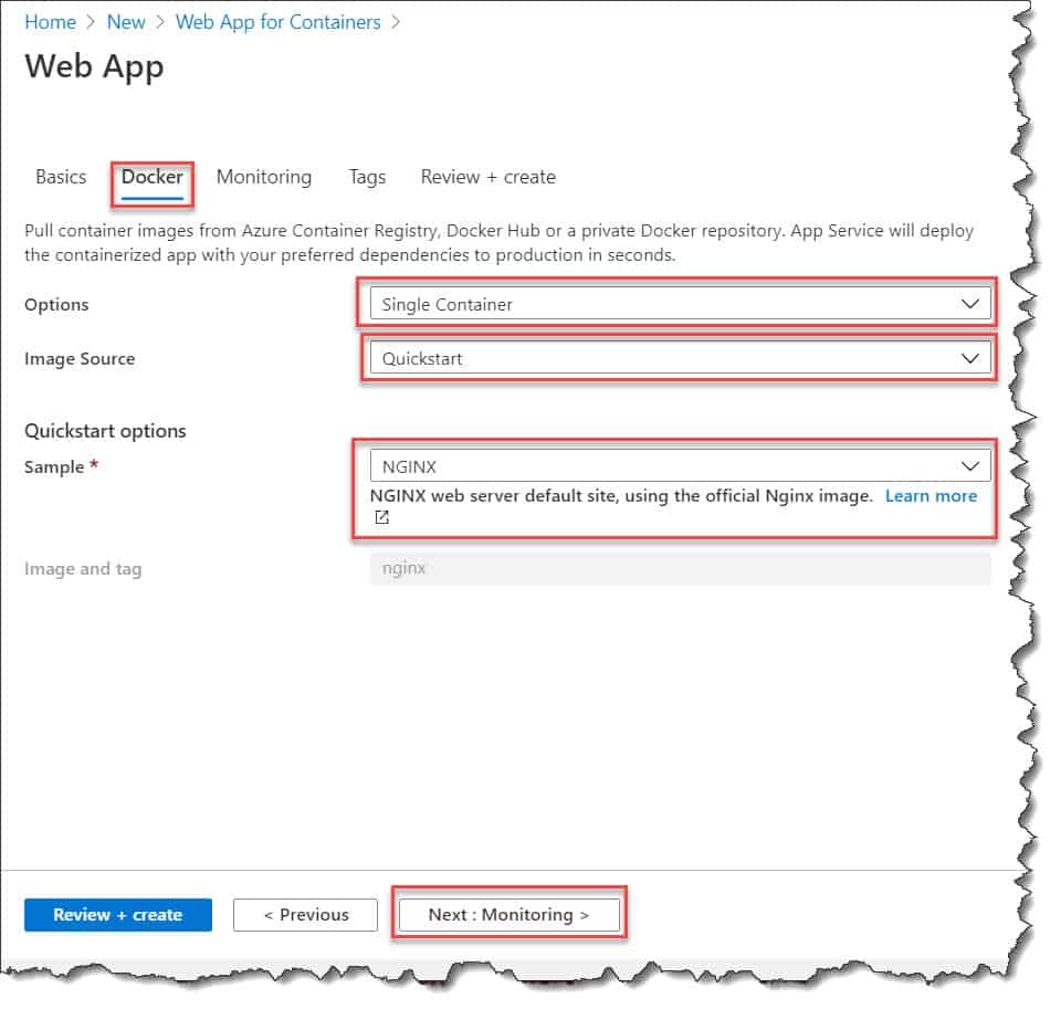 Azure  App For Containers Azure Lessons