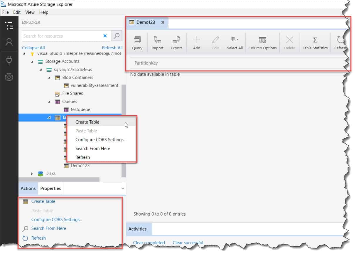 Azure Storage Explorer Azure Lessons
