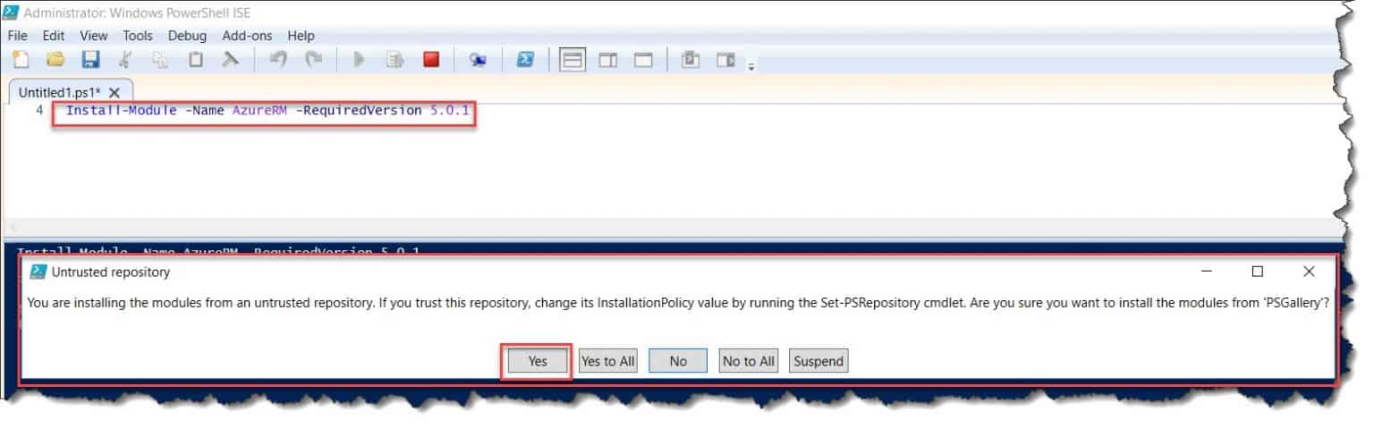 No Match Was Found For The Specified Search Criteria And Module Name 'AzureRM' Azure Lessons