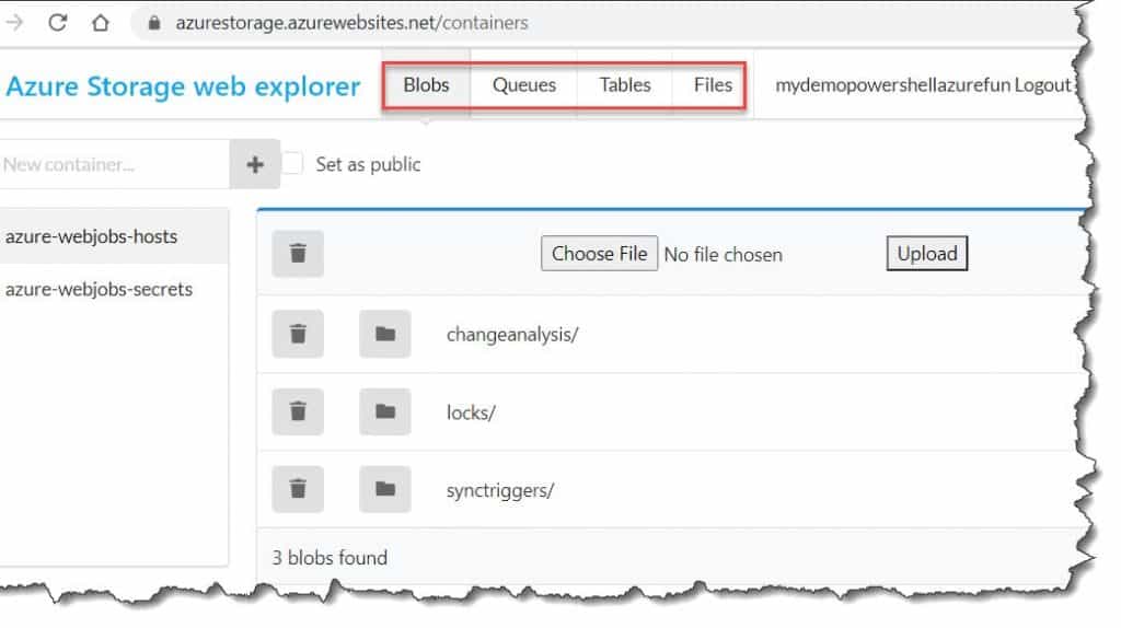 Azure Storage Explorer Azure Lessons