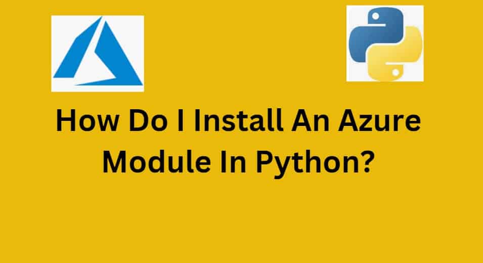 Install Azure SDK Python Azure Lessons