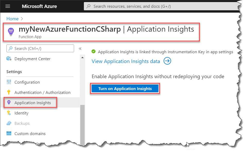 How To Enable Application Insights For Azure Functions Azure Lessons