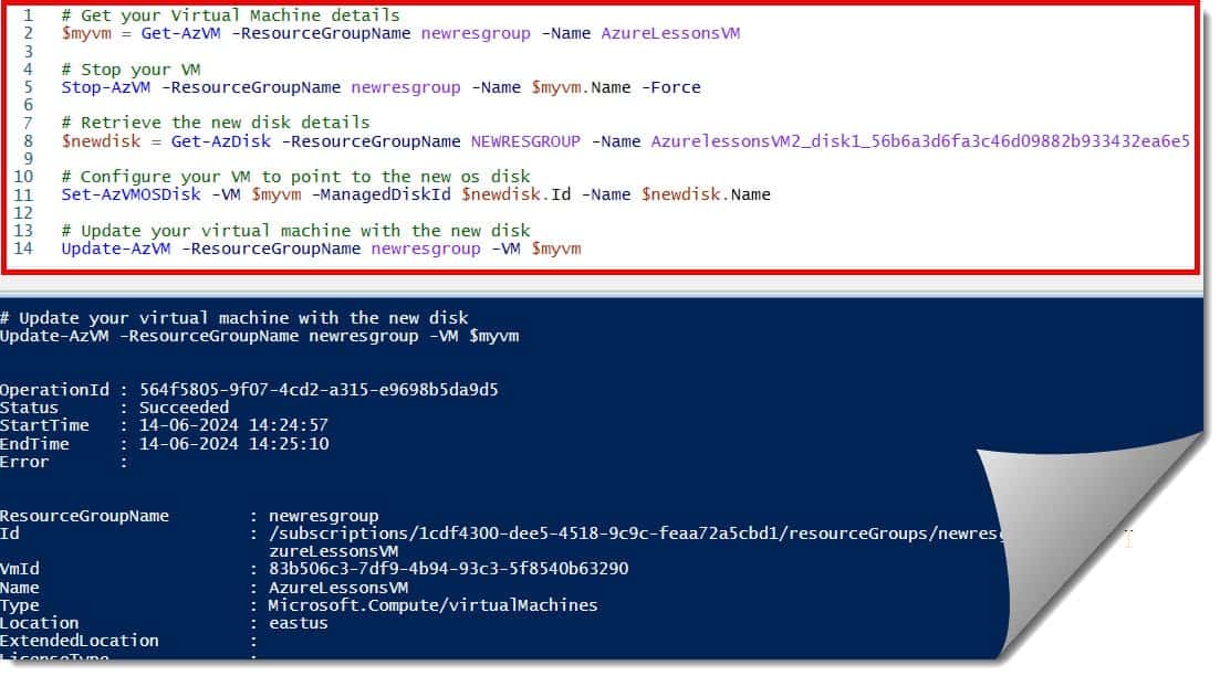 How To Swap Os Disk In Azure VM Azure Lessons