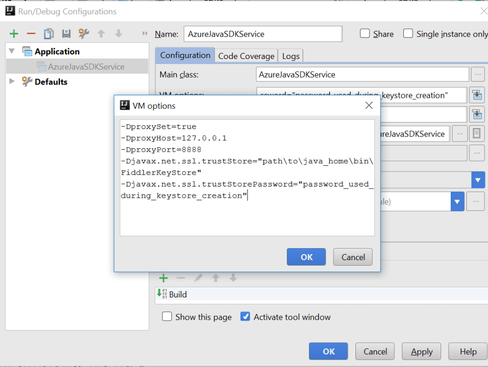 Capture Java VM Traffic using Fiddler