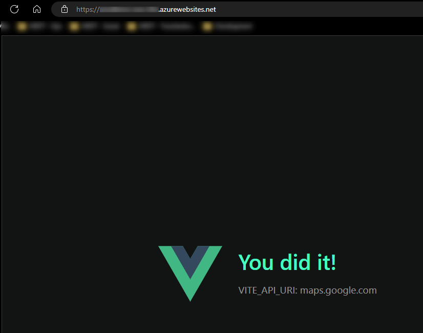 Missing or undefined environment variables with Node on App Service Linux