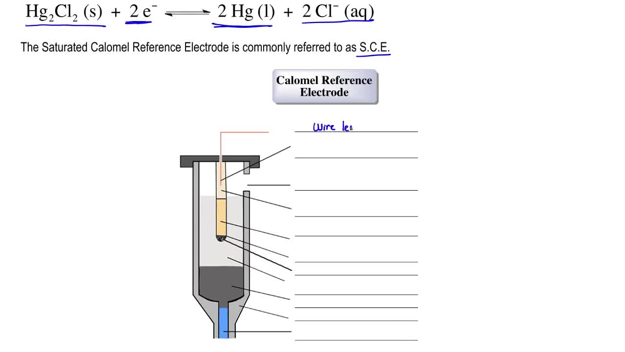 Saturated Calomel Reference Electrode Channels for Pearson+
