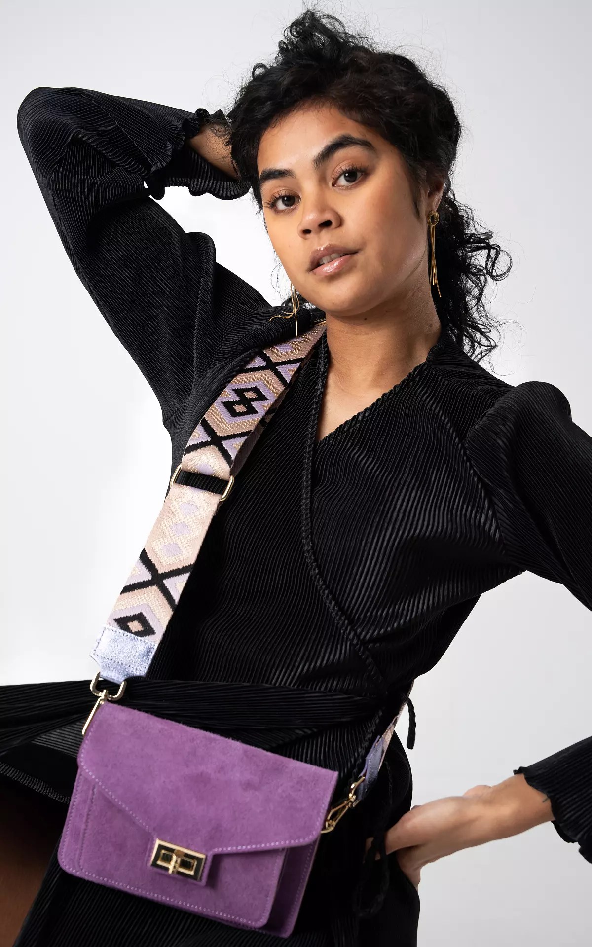 Adjustable bag strap with pattern Guts & Gusto