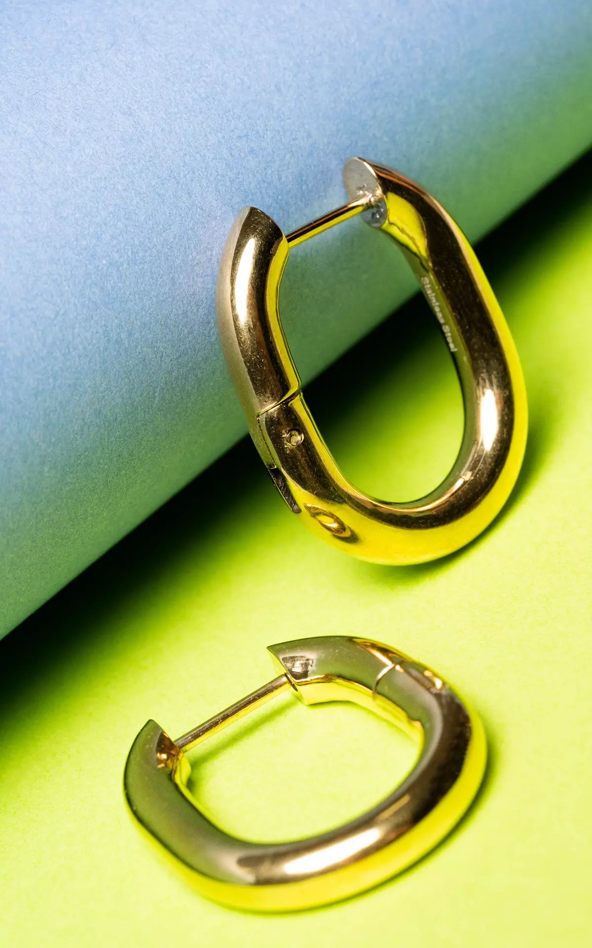 Stainless steel earrings Gold Guts & Gusto