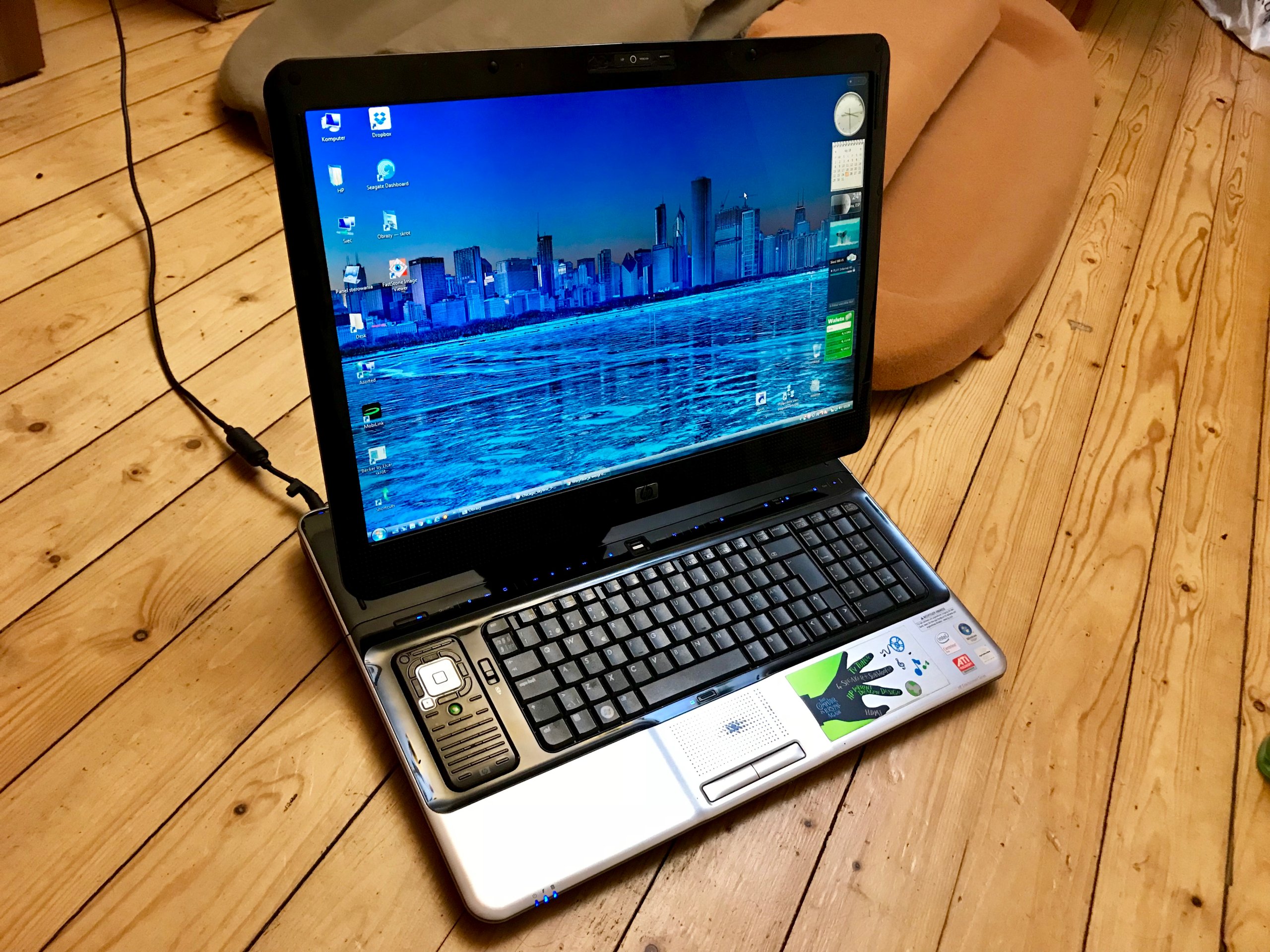 Laptop HP HDX 9000 Filmy Muzyka Gry TV 20" 7168588111 oficjalne