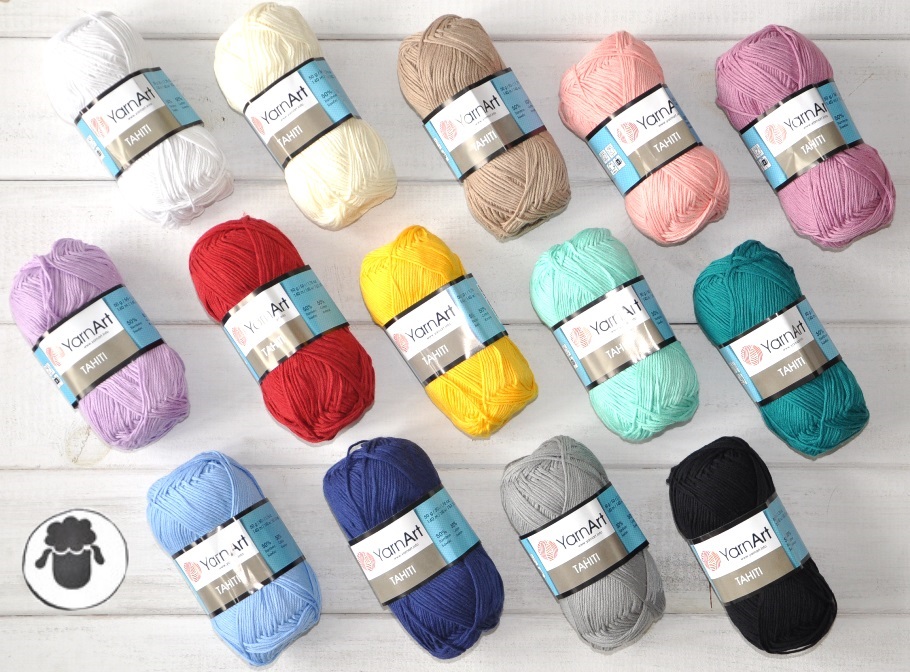 Włóczka YarnArt TAHITI bambus + bawełna 50g 6813002033 oficjalne