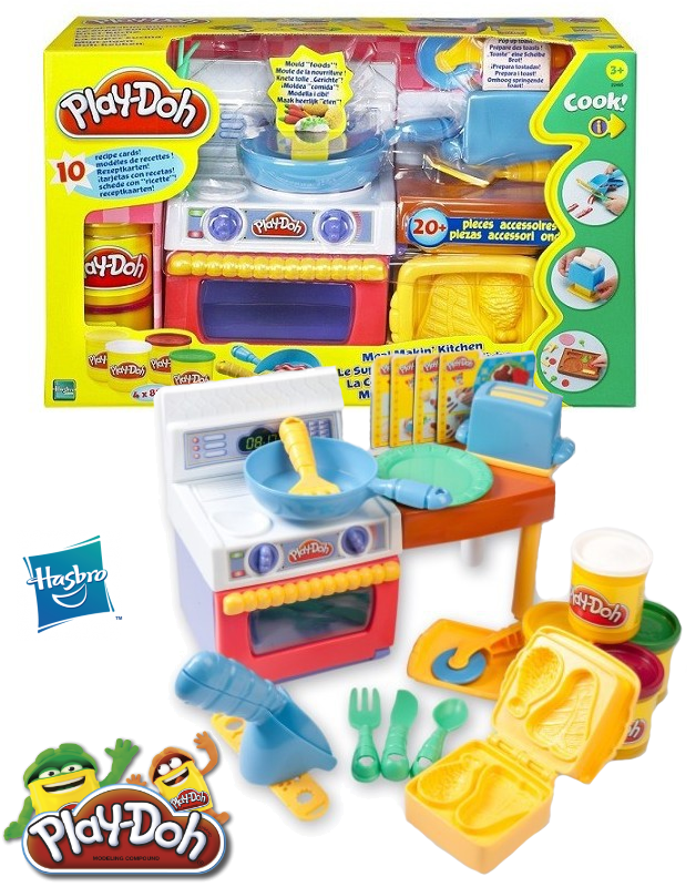 PLAY DOH Ciastolina KUCHENKA +Piekarnik + 20 el