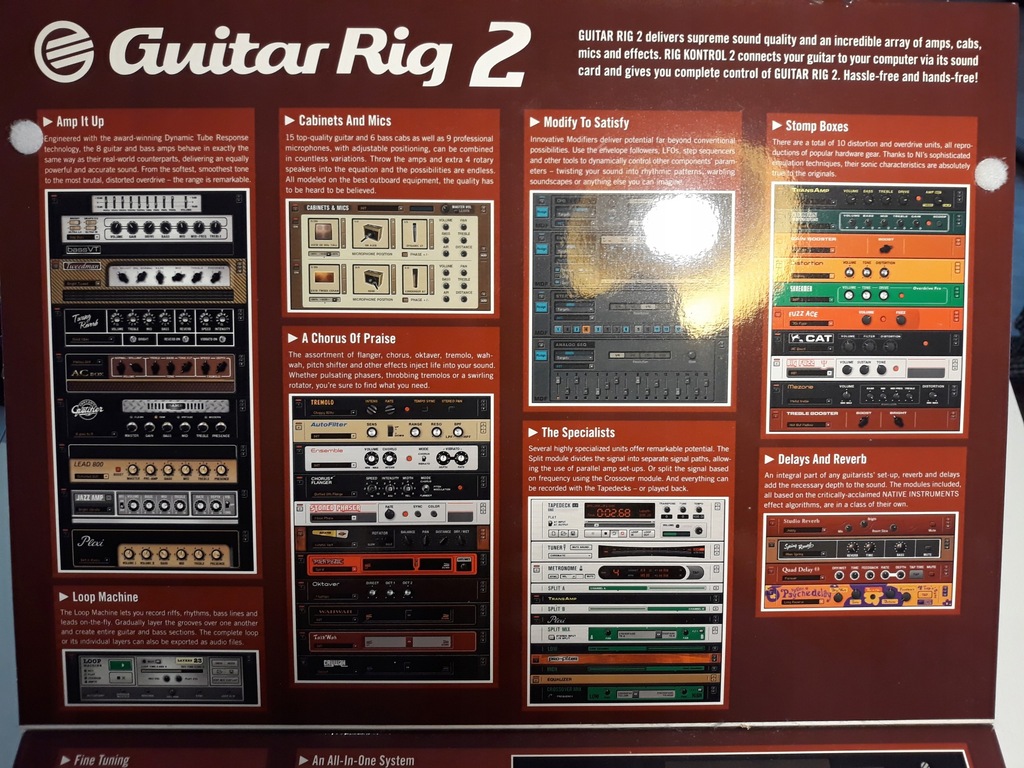 Guitar Rig Kontrol 2 Native Instruments rzadkość 7423284650
