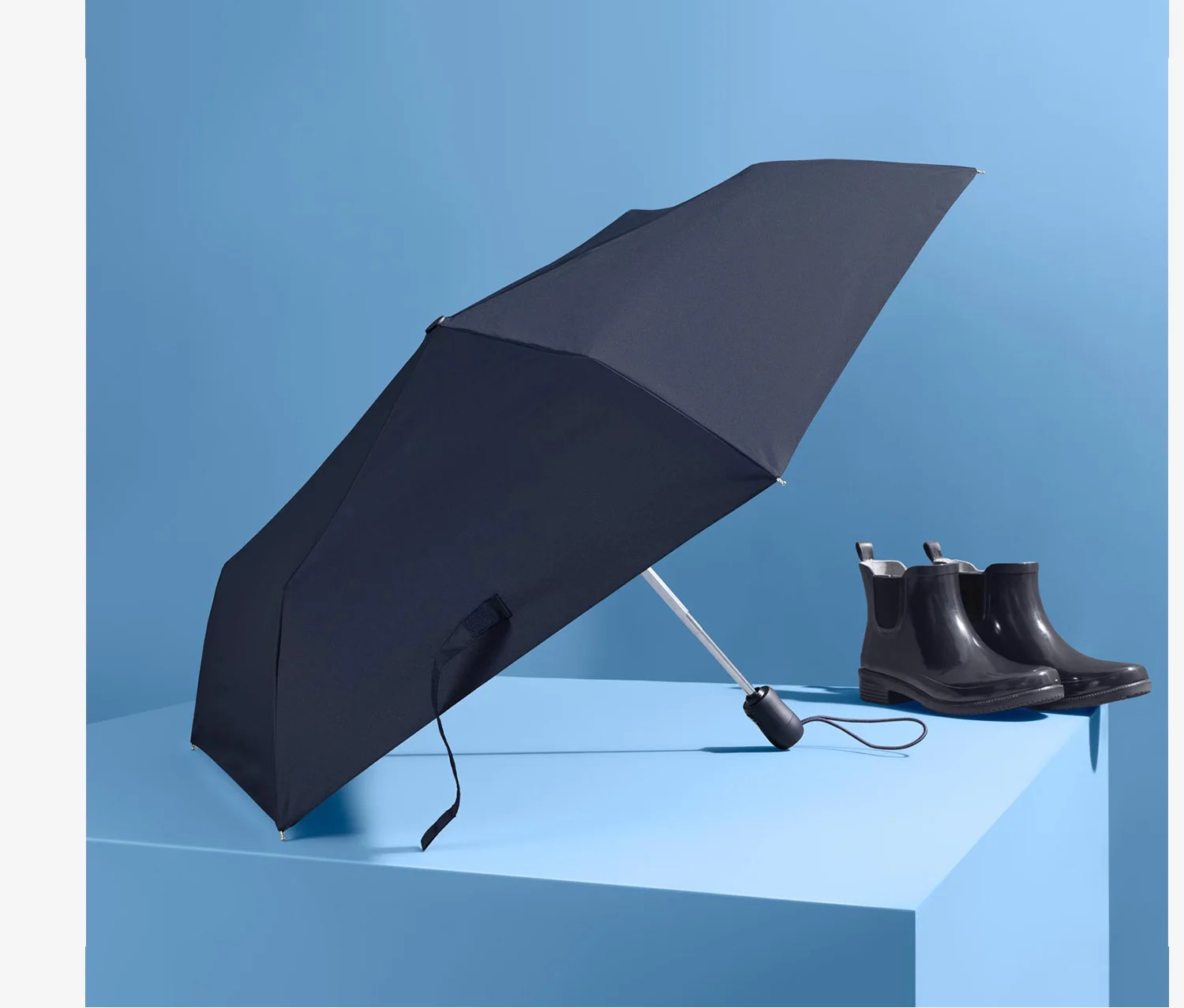 Buy Tchibo automatic pocket umbrella navy Online Brands For Less