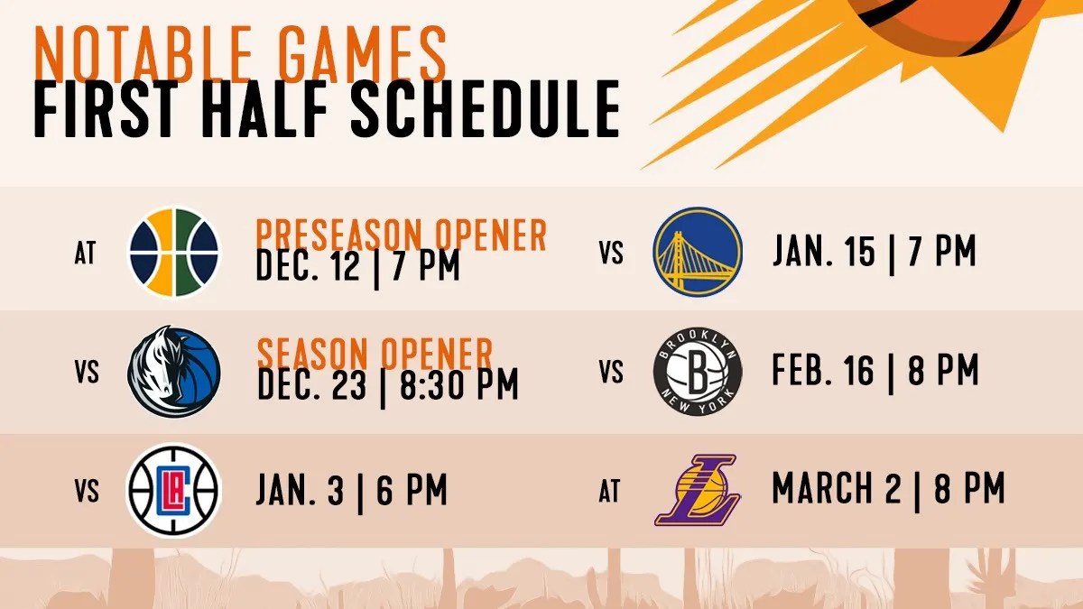 Suns Schedule 2022 Phoenix Suns Announce 2020-21 Broadcast Schedule | Fox Sports