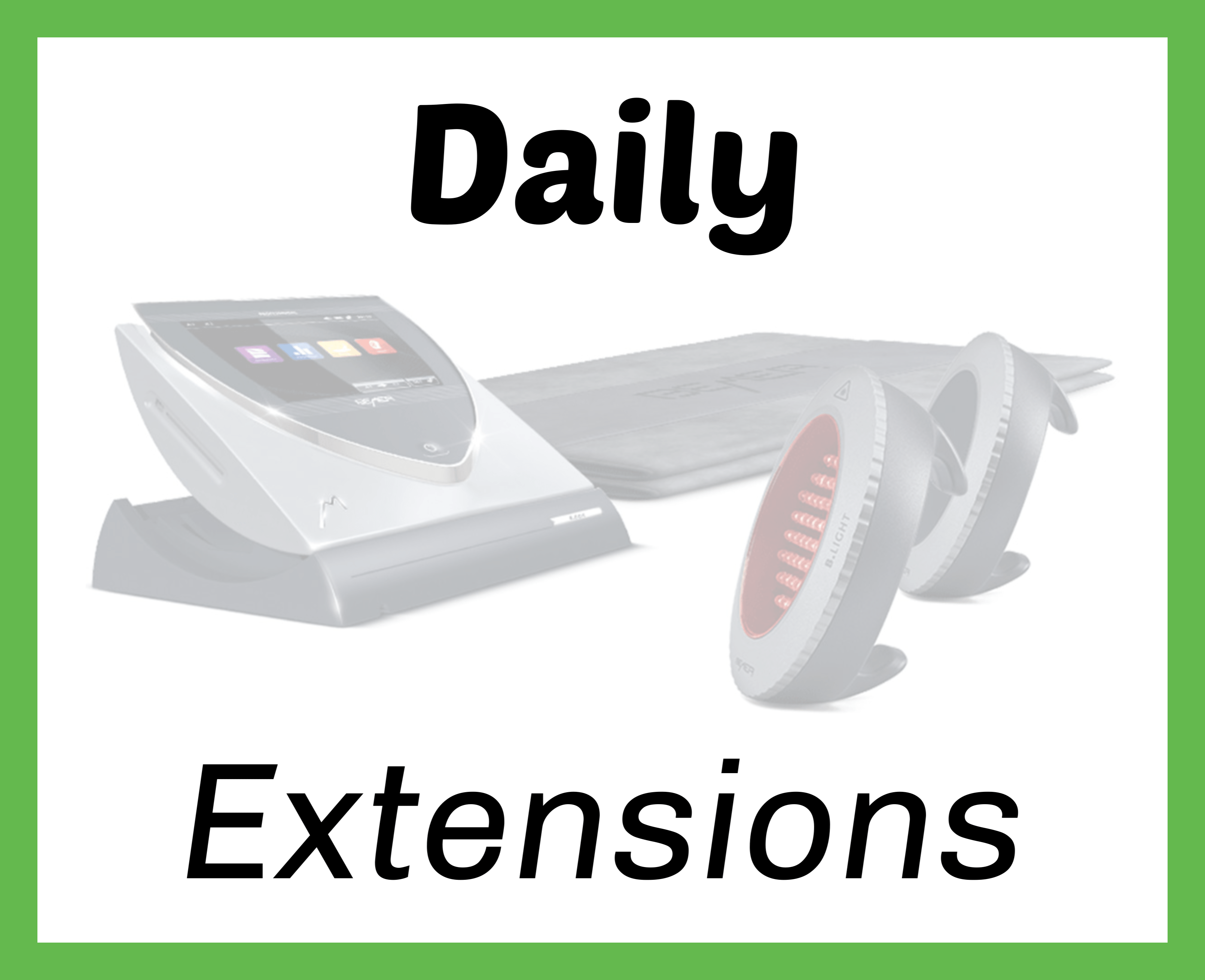 Daily Rental Extension for BEMER Pro Set Life Improved BEMER Rentals