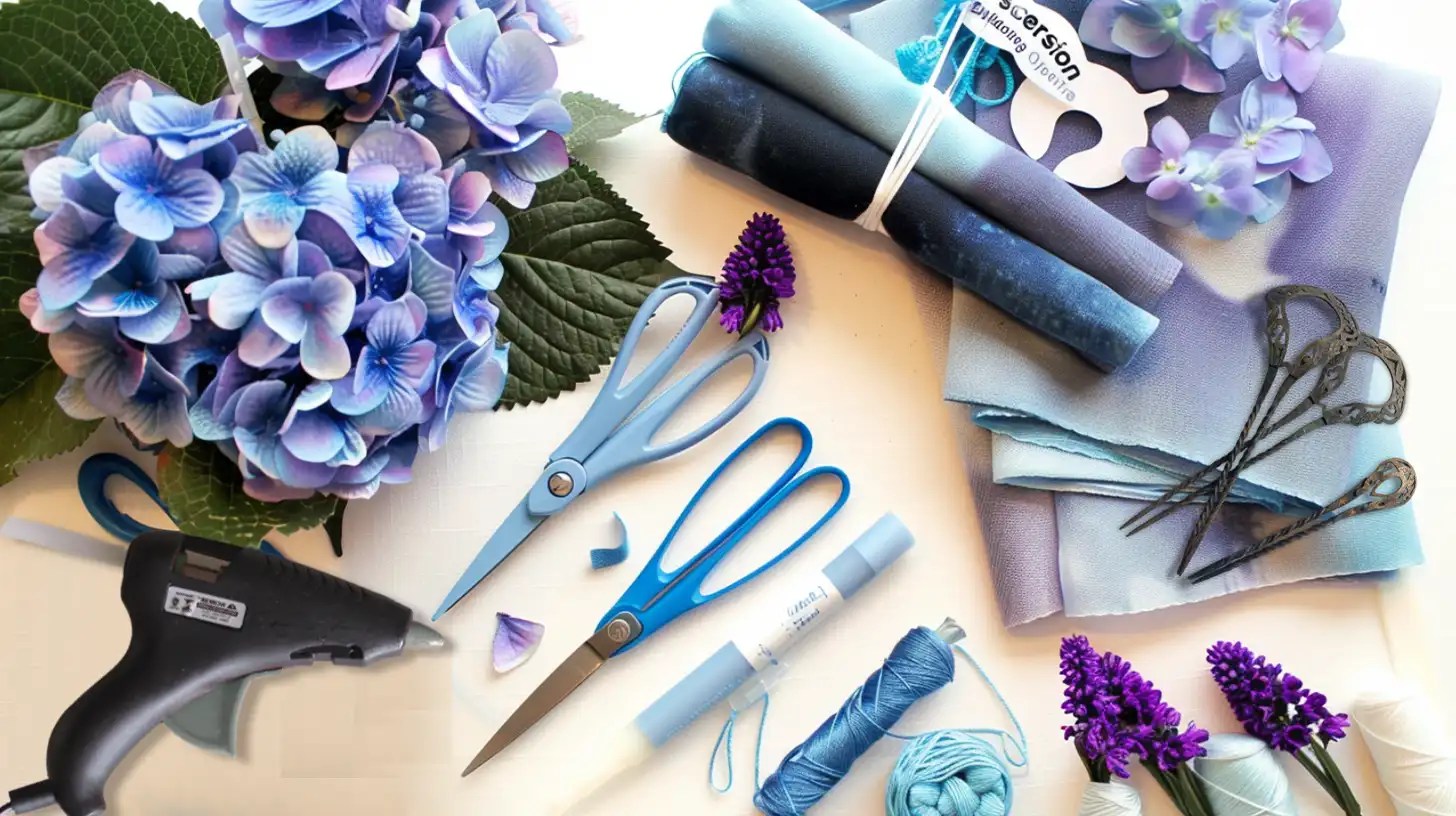 Floral Fashion How To Make Flower Hair Clips In 6 Simple Steps