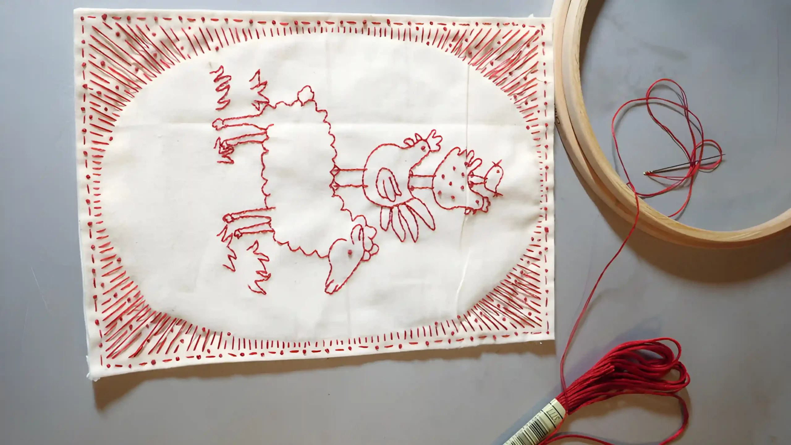 What is Redwork Embroidery? Everything You Need to Know