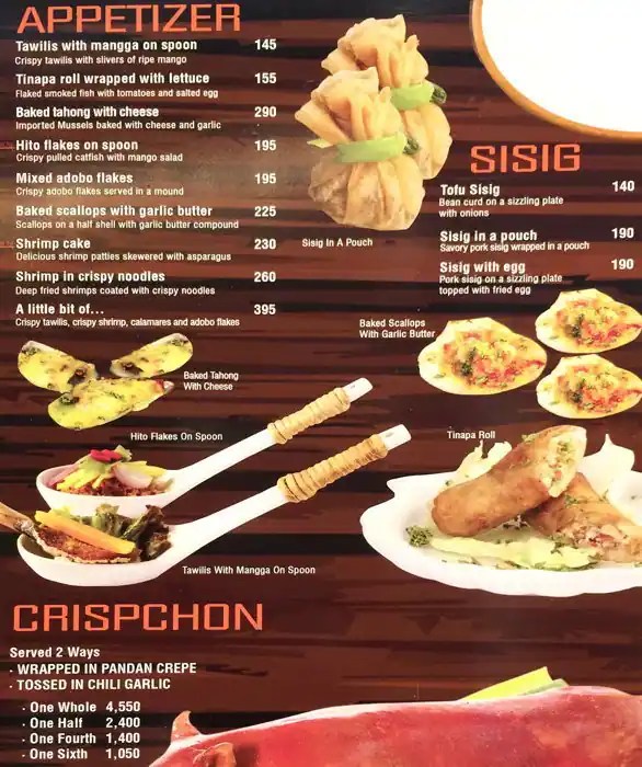 Mesa Menu, Menu for Mesa, Tomas Morato, Quezon City Zomato Philippines