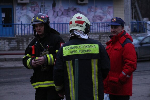 Возгорание в строительных бытовках на севере Москвы ликвидировано