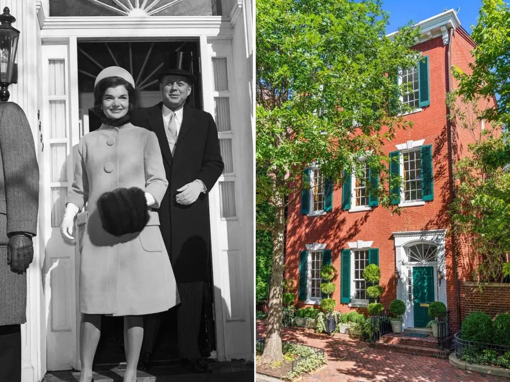 Jackie and John F. Kennedy's Washington, DC home is on sale for 7.5