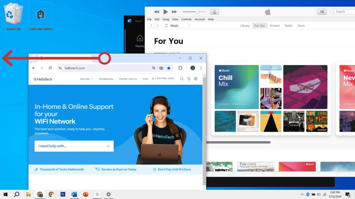 How to Split Your Screen on a Windows 10 PC : HelloTech How