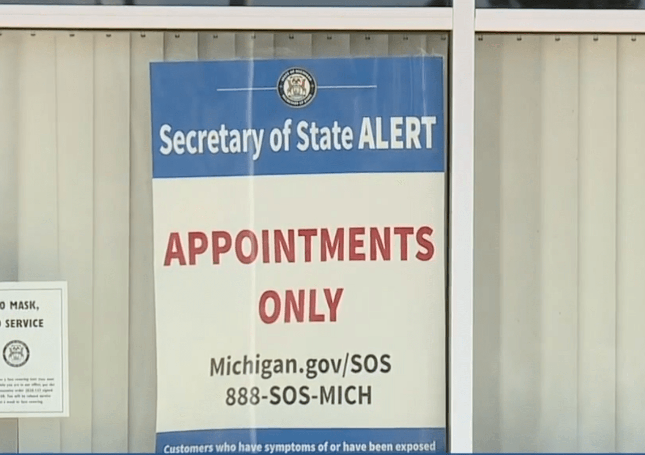 Breaking News Get Same Day Appointment at any Michigan SOS Harbor