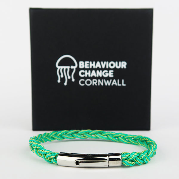Porthleven Braided Bracelet Recycled from Ghost Fishing Net Behaviour