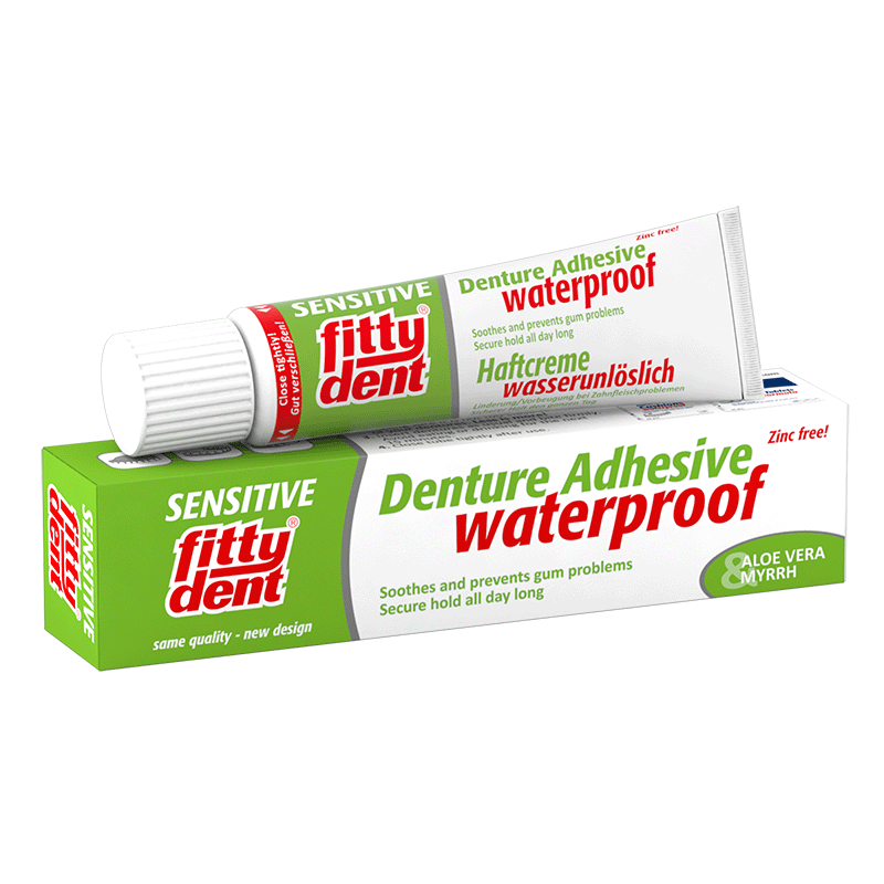 Fittydent Denture Super Sensitive Adhesive Aloe 40ml Prime Dental