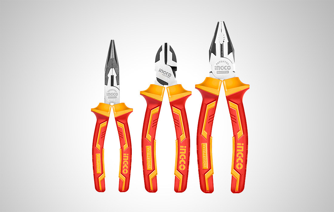 Pliers Insulated pliers set INGCO HIKPS28318, 1000V, 3 pcs