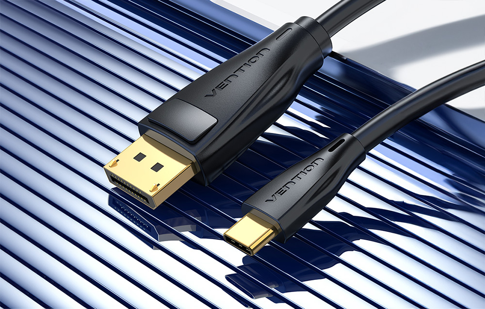 USB-C to DisplayPort 1.4 Cable Vention CGYBH, 2m, 8K 60Hz/4K