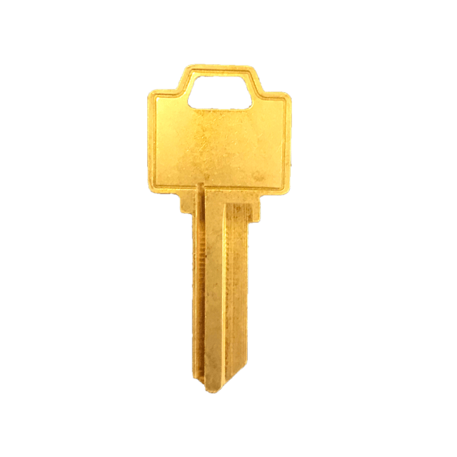 American Wr5 Brass Key Blank 5 Pin Weiser Key door key