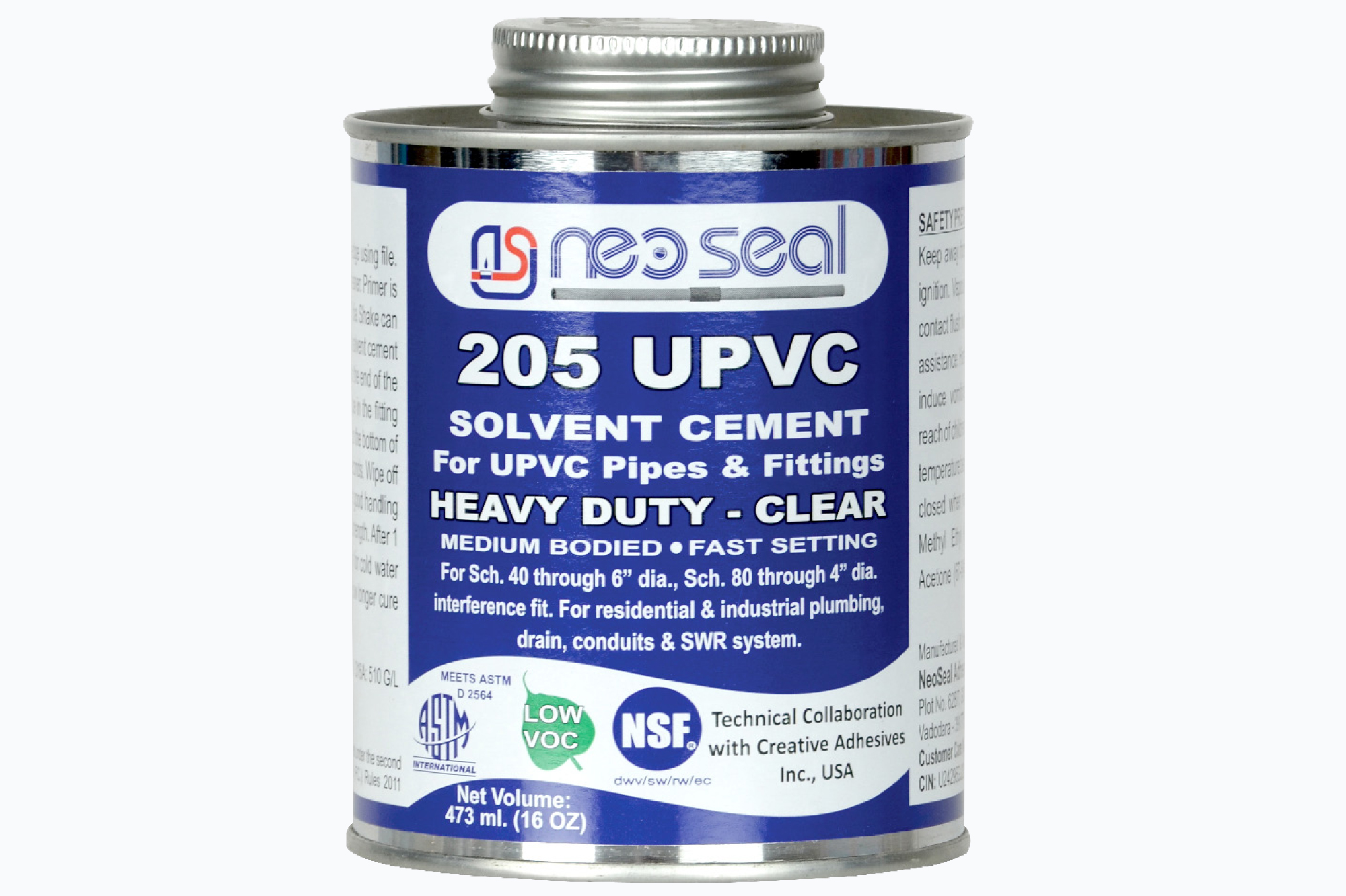 Solvent Cement for Residential, Industrial & Agriculture Irrigation