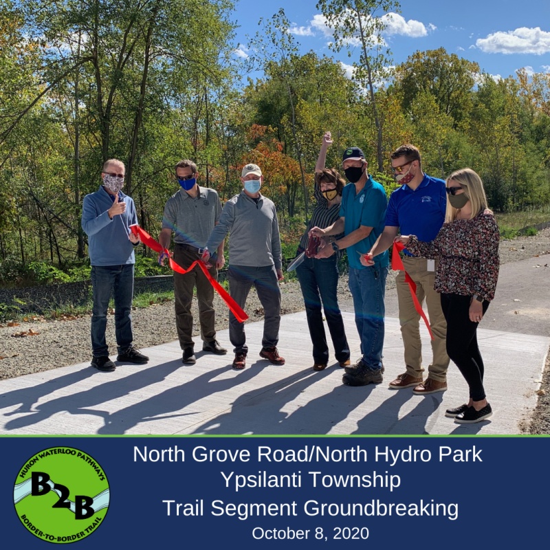 Grove Road/North Hydro Park Ribbon Cutting Border to Border