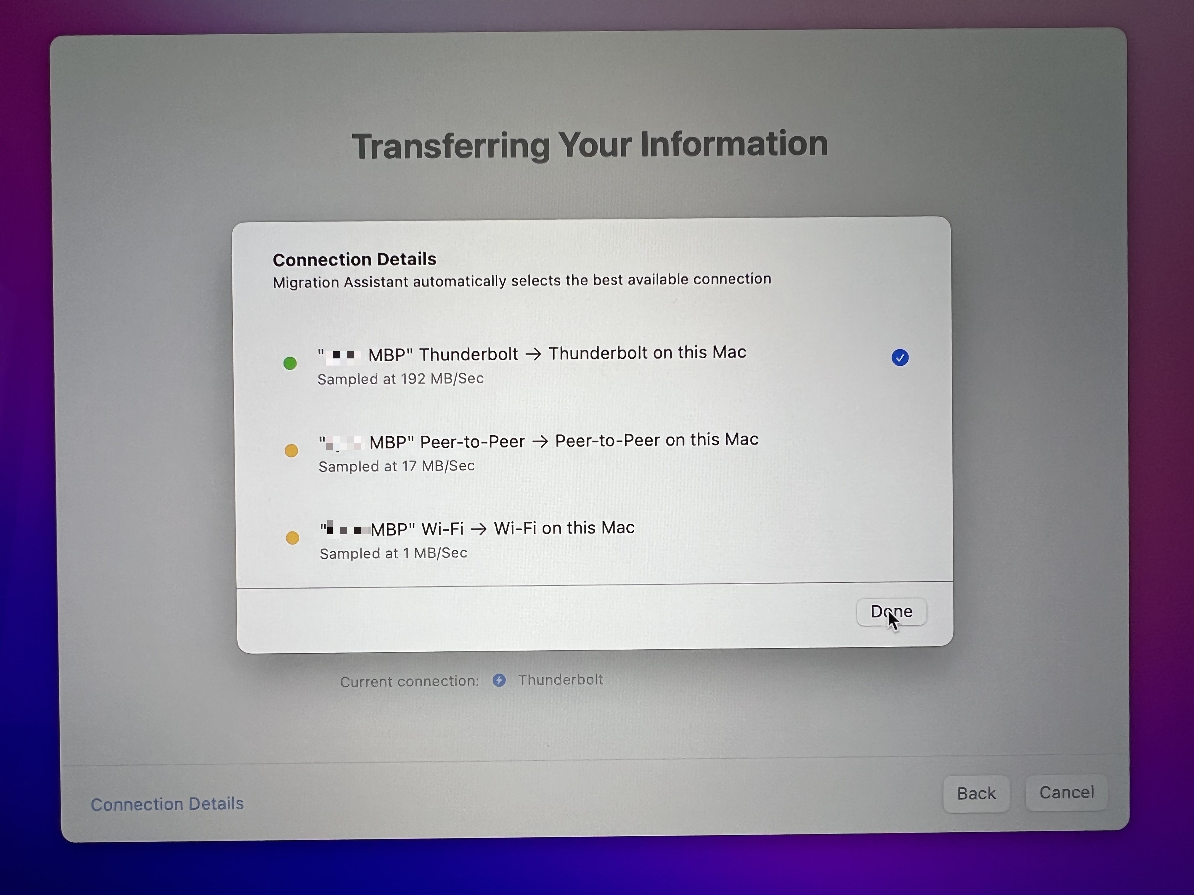 How to check the Migration Assistant datatransfer selection in macOS Macworld