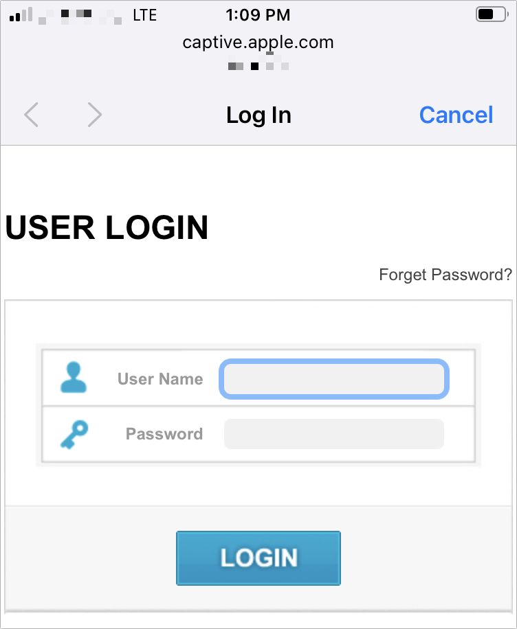 How to fix a 'User Login' issue with your home connection