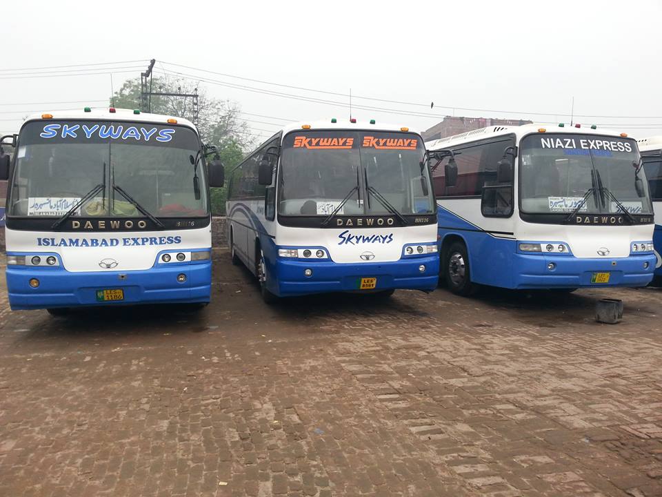 Skyways Bus Service Lahore Islamabad Rawalpindi Address