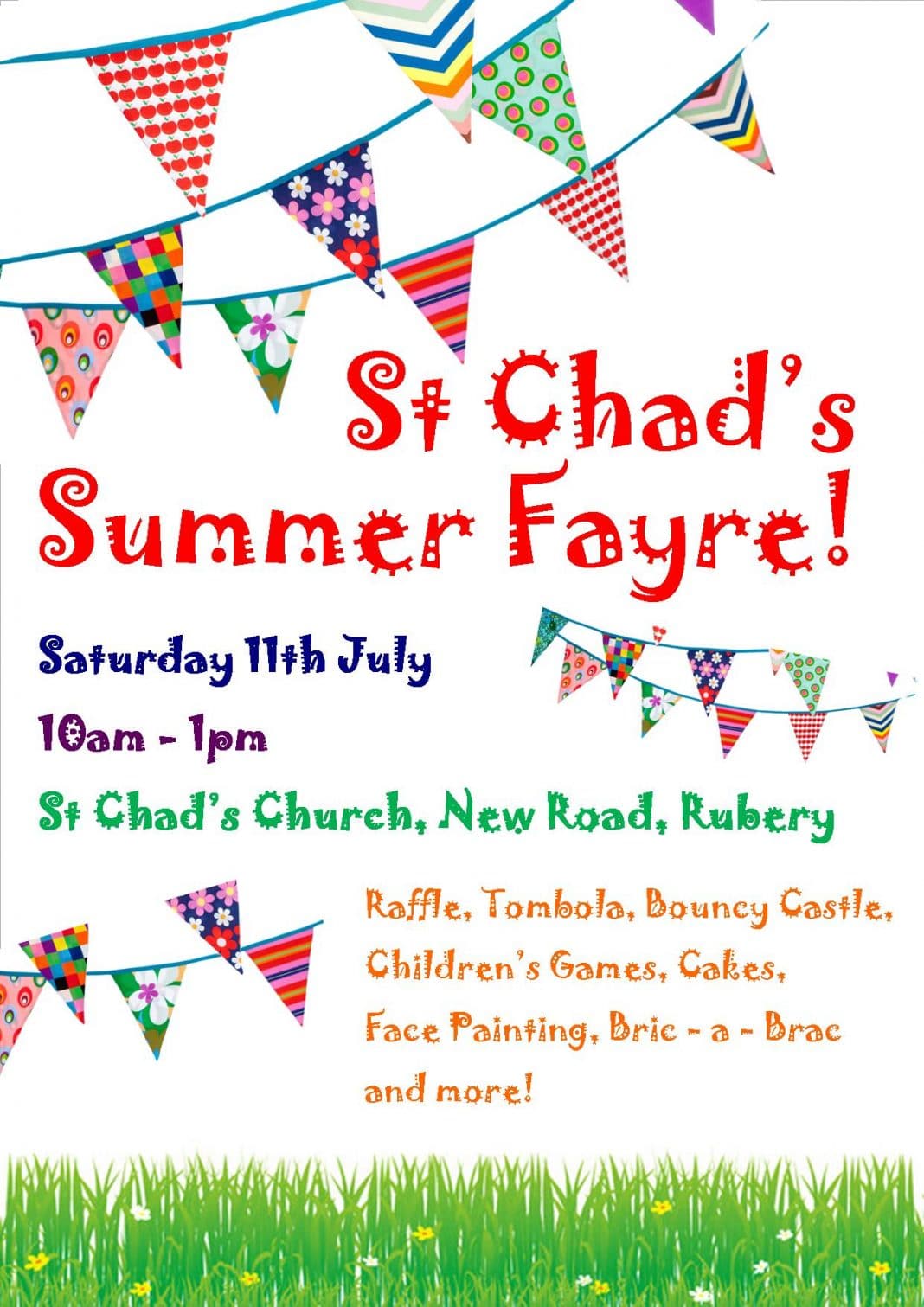 St Chad’s Rubery, Summer Fayre B31 Voices