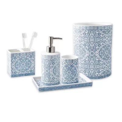Blue White Bathroom Accessories Semis Online