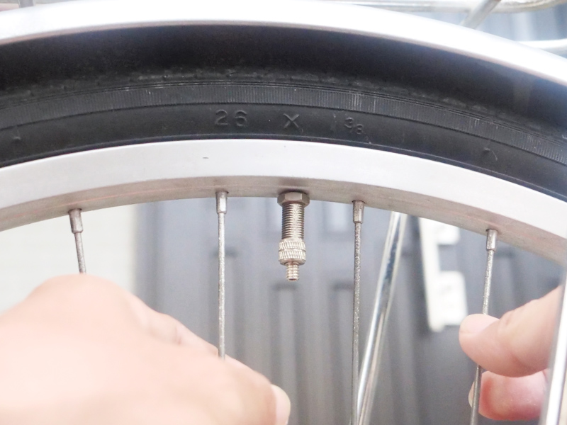 分布 通信網 収容する 自転車 タイヤ バルブ 交換