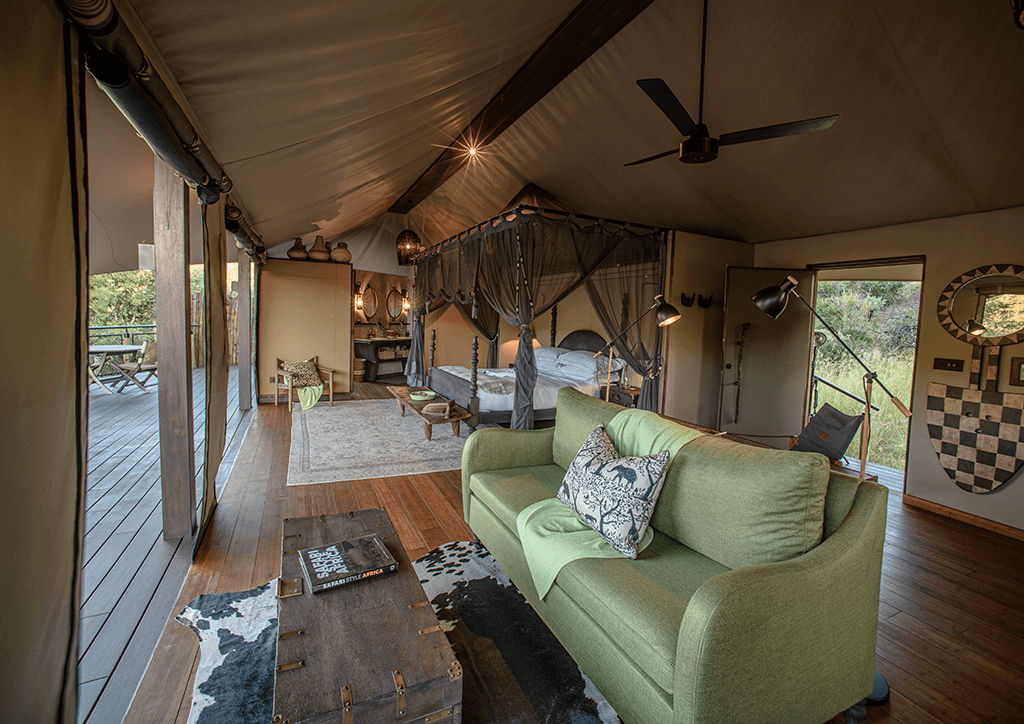 Unwind in One of Our Luxury Tents Babanango Game Reserve